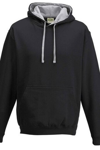 AWDIS JH003 - Urban Contrast Hoodie with Warm Kangaroo Pockets