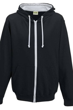 AWDIS JH053 - Sweat capuche zippé contrasté
