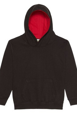 AWDIS JH03J - Sweat enfant capuche contrastée