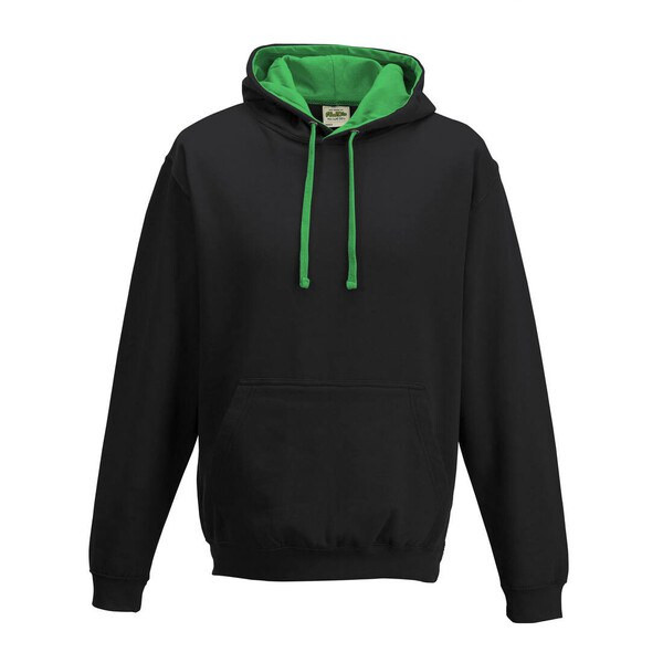 AWDIS JH003 - Felpa con cappuccio a contrasto
