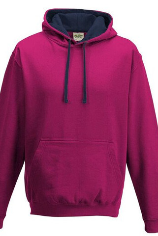 AWDis JH003 - Urban Contrast Hoodie с топли джобове тип кенгуру