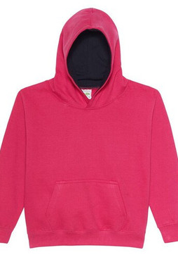 AWDIS JH03J - Childrens sweatshirt with contrasting hood