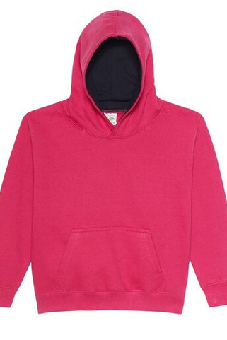 AWDIS JH03J - Childrens sweatshirt with contrasting hood