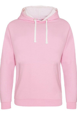 AWDIS JH003 - Urban Contrast Hoodie with Warm Kangaroo Pockets