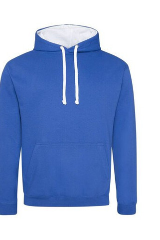 AWDIS JH003 - Urban Contrast Hoodie with Warm Kangaroo Pockets