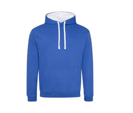 AWDIS JH003 - Urban Contrast Hoodie with Warm Kangaroo Pockets
