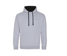AWDIS JH003 - Felpa con cappuccio a contrasto