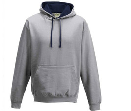 AWDIS JH003 - Urban Contrast Hoodie with Warm Kangaroo Pockets