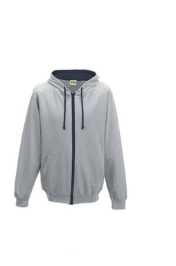 AWDIS JH053 - Felpa con zip a contrasto