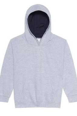 AWDIS JH03J - Sweat enfant capuche contrastée
