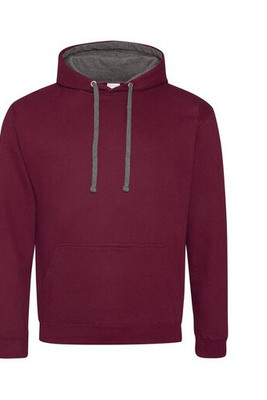 AWDIS JH003 - Urban Contrast Hoodie with Warm Kangaroo Pockets