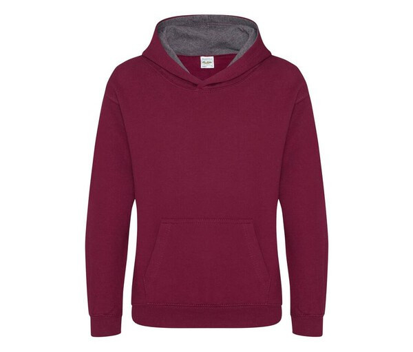 AWDIS JH03J - Children's sweatshirt with contrasting hood