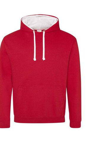 AWDIS JH003 - Urban Contrast Hoodie with Warm Kangaroo Pockets