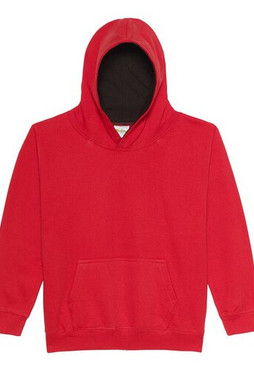 AWDIS JH03J - Childrens sweatshirt with contrasting hood