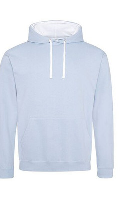 AWDIS JH003 - Urban Contrast Hoodie with Warm Kangaroo Pockets