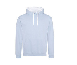 AWDIS JH003 - Urban Contrast Hoodie with Warm Kangaroo Pockets