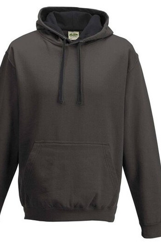 AWDIS JH003 - Urban Contrast Hoodie with Warm Kangaroo Pockets