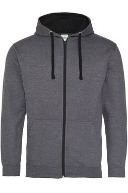 AWDIS JH053 - Sweat capuche zippé contrasté