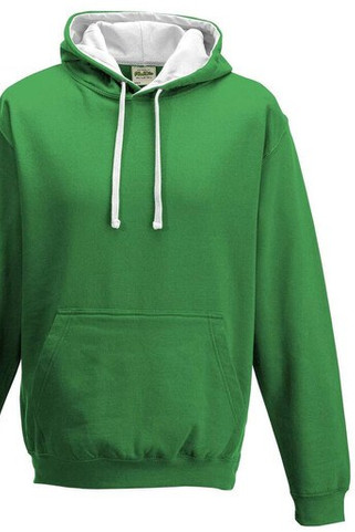 AWDIS JH003 - Urban Contrast Hoodie with Warm Kangaroo Pockets