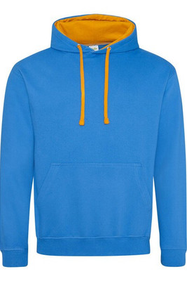 AWDIS JH003 - Hoodie met capuchon Contrast