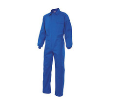 VELILLA VL214 - Macacão Azul com Fecho Assimétrico