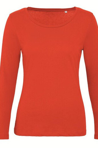 B&C BC071 - Eco-Friendly Organic Cotton Womens Long Sleeve Tee