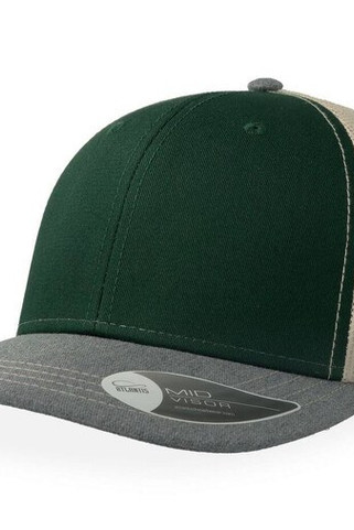 Atlantis AT212 - Atlantis Tricolor Breathable Trucker Cap
