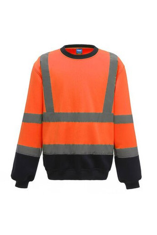 Yoko YK510 - High visibility round neck sweatshirt