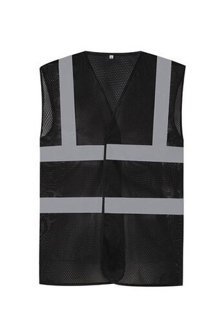 Yoko YK120 - High Visibility Breathable Mesh Safety Jacket