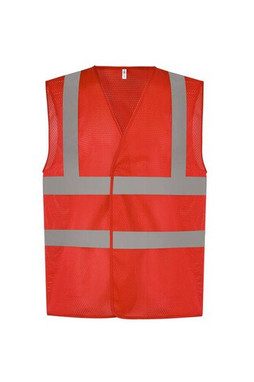 Yoko YK120 - High Visibility Breathable Mesh Safety Jacket