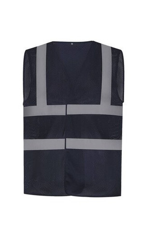 Yoko YK120 - High Visibility Breathable Mesh Safety Jacket