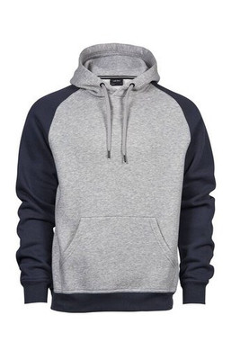 Tee Jays TJ5432 - Moletom com capuz com mangas contrastantes