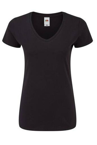 Fruit of the Loom SC155 - Womens v-neck t-shirt