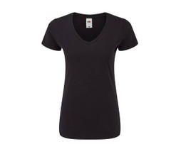 Fruit of the Loom SC155 - T-shirt med V-ringning för kvinnor