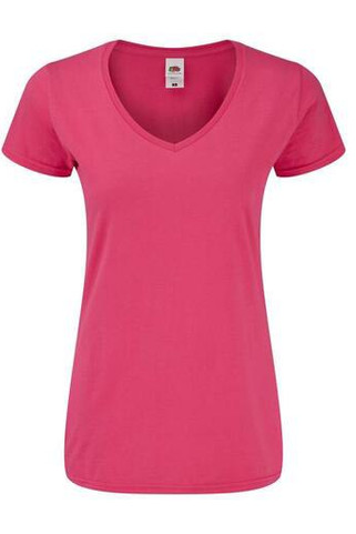 Fruit of the Loom SC155 - Womens v-neck t-shirt