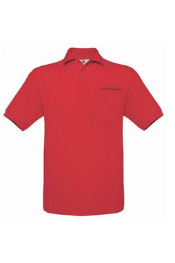 B&C BC415 - Camisa polo masculina com bolso