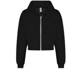 AWDIS JH065 - Women's short zipped sweatshirt