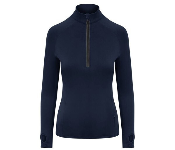 Just Cool JC035 - Women's sports t-shirt with zipped collar