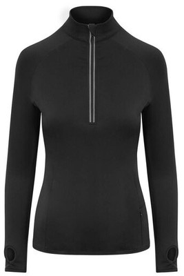 JUST COOL JC035 - Sport shirt dames 1/4 rits