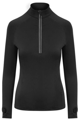 JUST COOL JC035 - T-shirt de sport femme col zippé