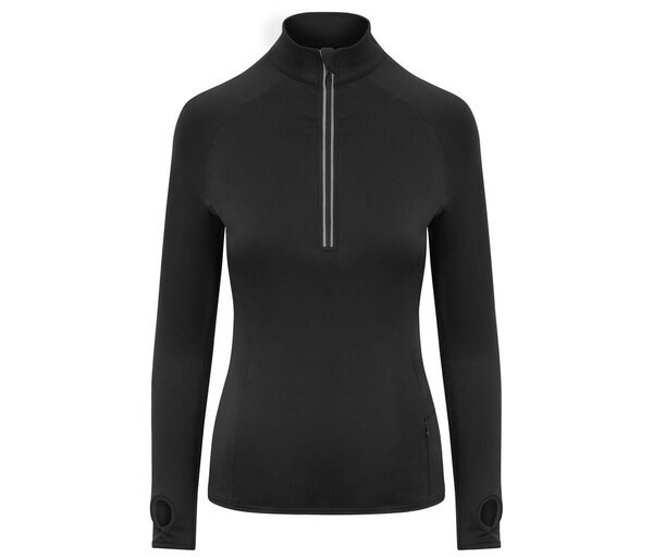 Just Cool JC035 - Women's sports t-shirt with zipped collar