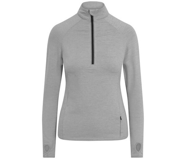 Just Cool JC035 - Women's sports t-shirt with zipped collar
