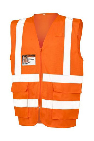 Result RS479X - High Visibility Reflective Safety Vest with Pockets