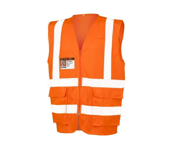 Result RS479X - High Visibility Reflective Safety Vest with Pockets