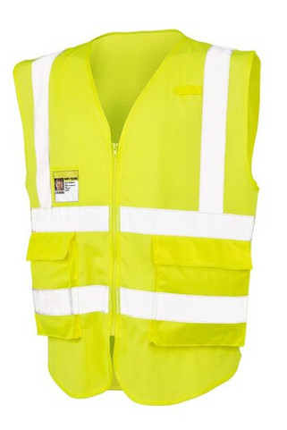 Result RS479X - High Visibility Reflective Safety Vest with Pockets