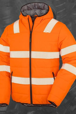 Result RS500X - High visibility jacket in recycled polyester