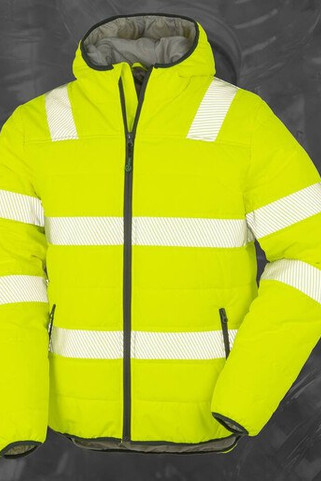 Result RS500X - High visibility jacket in recycled polyester