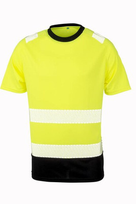 Result RS502X - T-shirt de alta visibilidade em poliéster reciclado