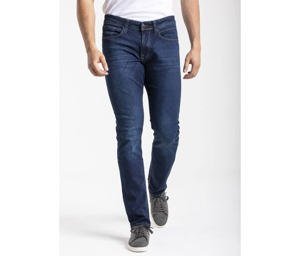 RICA LEWIS RL804 - Men's slim-fit brushed stone stretch jeans