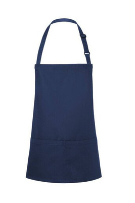 Karlowsky KYBLS6 - Basic Short Bib Apron with Buckle and Pocket